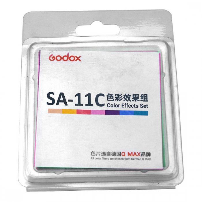 Sortimenta jaunumi - Godox Color Gels 15pcs SA-11C - ātri pasūtīt no ražotāja