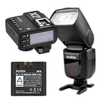Kameras zibspuldzes - Godox Speedlite V860II Olympus/Panasonic X2 Trigger Kit - ātri pasūtīt no ražotāja