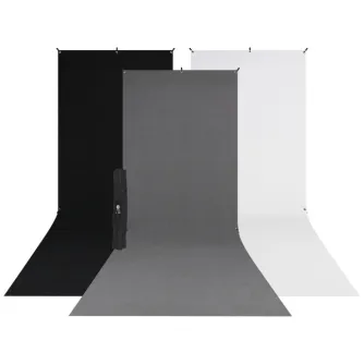 Fonu komplekti ar turētāju - Westcott X-Drop 3-Pack Sweep Backdrop Kit (5 x 12) - perc šodien veikalā un ar piegādi