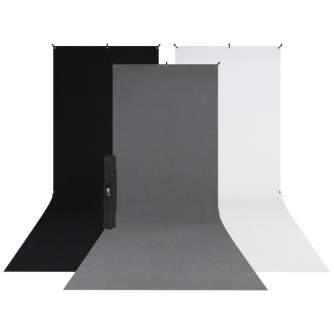 Background Set with Holder - Westcott X-Drop 3-Pack Sweep Backdrop Kit (5 x 12) - buy today in store and with delivery