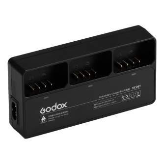 Piederumi kameru zibspuldzēm - Godox V1 Multiple Battery Charging Station - ātri pasūtīt no ražotāja