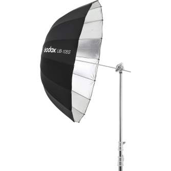 Foto lietussargi - Godox 105cm Parabolic Umbrella Black&Silver - купить сегодня в магазине и с доставкой