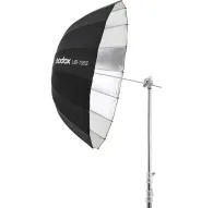 Umbrellas - Godox 105cm Parabolic Umbrella Black&Silver - quick order from manufacturerUmbrellas - Godox 105cm Parabolic Umbrella Black&Silver - quick order from manufacturer
