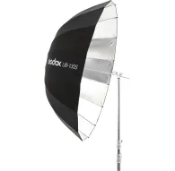 Зонты - Godox 130cm Parabolic Umbrella Black&Silver ub-130s - быстрый заказ от производителя Лучший выбор профессионаловЗонты - Godox 130cm Parabolic Umbrella Black&Silver ub-130s - быстрый заказ от производителя Лучший выбор профессионалов