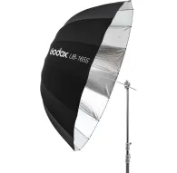 Зонты - Godox 165cm Parabolische Paraplu Zwart & Zilver UB 165S - быстрый заказ от производителяЗонты - Godox 165cm Parabolische Paraplu Zwart & Zilver UB 165S - быстрый заказ от производителя