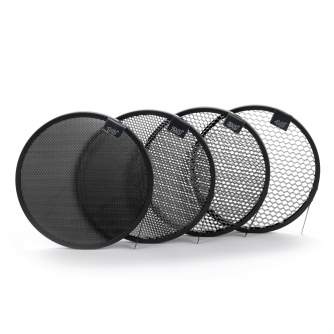 Barndoors Snoots & Grids - Caruba 7" Reflector with Grid Pack (Bowens) - quick order from manufacturer