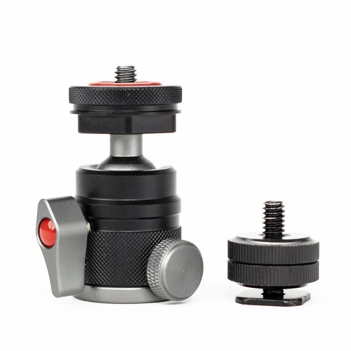 New products - Caruba MBH-2 Mini Ballhead with Coldshoe - quick order from manufacturer