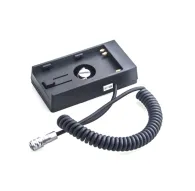 Battery Adapter Plate - Caruba BMPCC 4K Power Supply Cable with U60 Battery Adapter (Spring cable) - quick order from manufacturerBattery Adapter Plate - Caruba BMPCC 4K Power Supply Cable with U60 Battery Adapter (Spring cable) - quick order from manufacturer