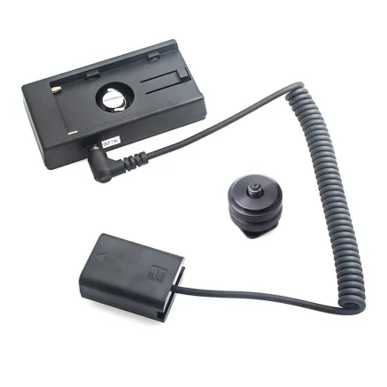 Caruba Sony NP FW50 Full Decoding Dummy Batterij + F970 Batterij Gusset (veer kabel) DC06