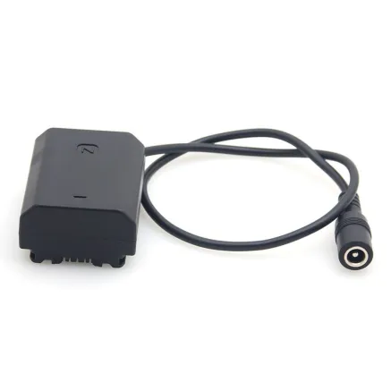 Caruba Sony NP FZ100 Full Decoding Dummy Batterij (rechte kabel) DC11