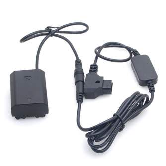 Kameru akumulatori - Caruba Sony NP-FZ100 Full Decoding Dummy Battery + D-TAP (straight cable) - ātri pasūtīt no ražotāja