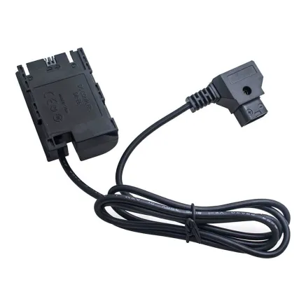 Caruba Canon LP E6 Full Decoding Dummy Battery + D TAP B Type Poort (rechte kabel) DC24