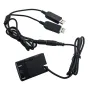 DC adapteriai - Caruba Canon LP-E6 Full Decoding Dummy Battery +5V 2A Dual USB cable - быстрый заказ от производителя