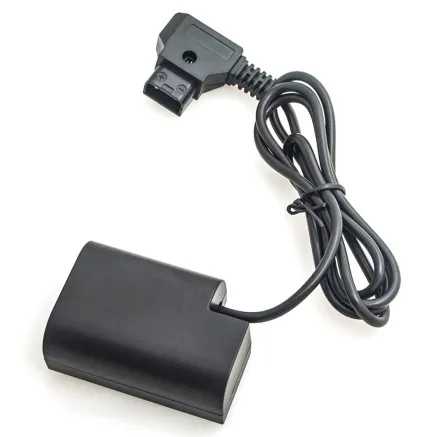 Caruba Panasonic DMW DCC12 Full Decoding Dummy Batterij + D TAP B Type Poort (rechte kabel) DC34