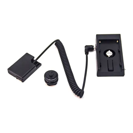 Caruba Nikon EN EL14 Full Decoding Dummy Batterij + F970 Batterijhuls (veer kabel) DC41