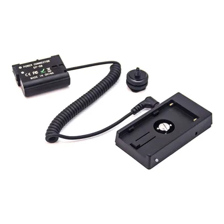 Caruba Nikon EN EL15 Full Decoding Dummy Battery + F970 Batterijhuls (veer kabel) DC45