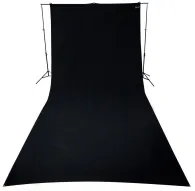 Backgrounds - Westcott Wrinkle-Resistant Backdrop - Black (2,7 x 6,1m) - quick order from manufacturerBackgrounds - Westcott Wrinkle-Resistant Backdrop - Black (2,7 x 6,1m) - quick order from manufacturer