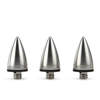 Tripod Accessories - 3 Legged Thing Heelz Set of 3 spikes, (1/4"-20 screws and 3/8" compatible) - quick order from manufacturer