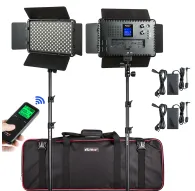 LED gaismas paneļi - Viltrox VL-S192T LED Light Duo Kit - ātri pasūtīt no ražotājaLED gaismas paneļi - Viltrox VL-S192T LED Light Duo Kit - ātri pasūtīt no ražotāja