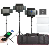LED gaismas paneļi - Viltrox VL-D640T LED Light Triple Kit - ātri pasūtīt no ražotājaLED gaismas paneļi - Viltrox VL-D640T LED Light Triple Kit - ātri pasūtīt no ražotāja