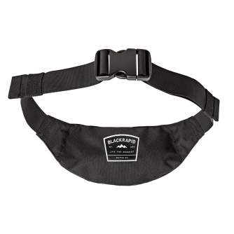 Belt Bags - BlackRapid Waist Pack with 2 Zippered Pockets & Adjustable Belt - Black - quick order from manufacturer
