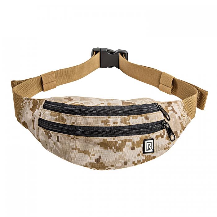 Belt Bags - BlackRapid Waist Pack with 2 Zippered Pockets & Adjustable Belt - Digital Camo - quick order from manufacturer