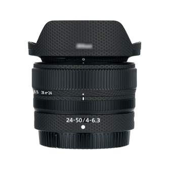 JJC KS-Z2450MKi Matrix Carbon Fiber Black Anti-Scratch Protective Skin Film for Nikon NIKKOR Z 24-50mm f/4-6.3 Lens