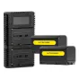Chargers for Camera Batteries - Nitecore NP-F Pro Kit with 2x 5200mAh Batteries & USB Charger - quick order from manufacturer