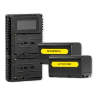 Chargers for Camera Batteries - Nitecore NP-F Pro Kit with 2x 5200mAh Batteries & USB Charger - quick order from manufacturerChargers for Camera Batteries - Nitecore NP-F Pro Kit with 2x 5200mAh Batteries & USB Charger - quick order from manufacturer