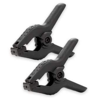 New products - Caruba Background Clamp Black Large (2 pieces) - quick order from manufacturer