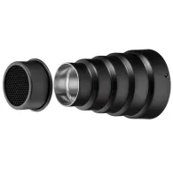 Barndoors Snoots & Grids - Westcott FJ200 Snoot with Honeycomb Grid - quick order from manufacturerBarndoors Snoots & Grids - Westcott FJ200 Snoot with Honeycomb Grid - quick order from manufacturer