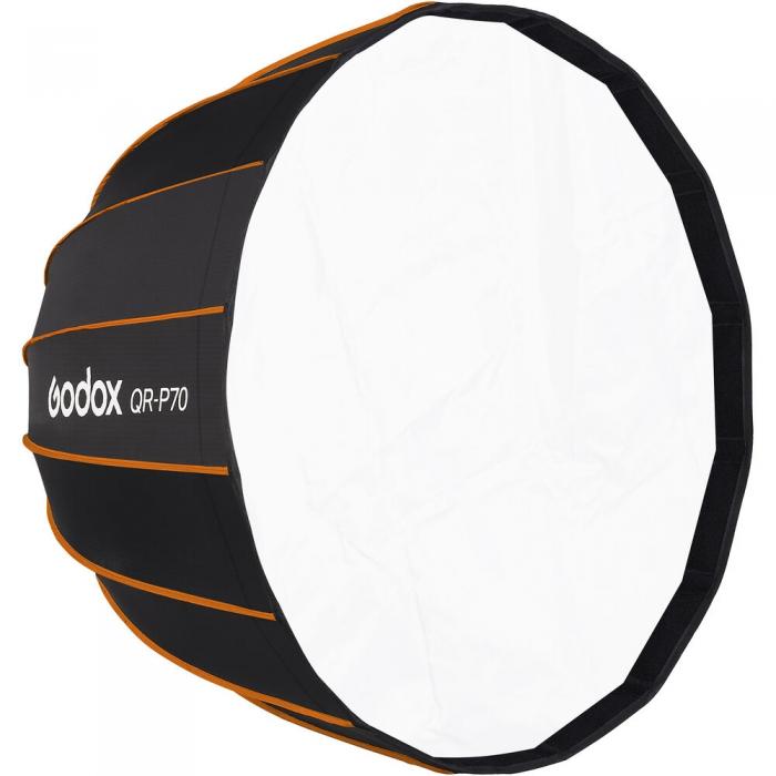 Softboxes - Godox Quick Release Parabolic Softbox QR-PG70 Godox Mount - quick order from manufacturer