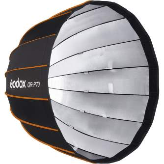 Softboksi - Godox Quick Release Parabolic Softbox QR-PG70 Godox Mount - быстрый заказ от производителя