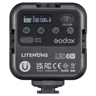 On-camera LED light - Godox Litemons LED Light(RGB) LED6R - buy today in store and with delivery