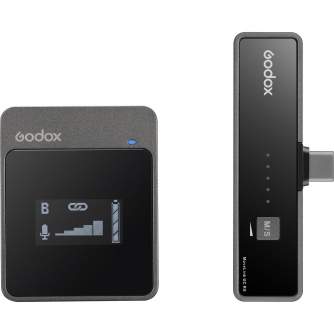 Bezvadu piespraužamie mikrofoni - Godox MoveLink UC1 USB-C - ātri pasūtīt no ražotāja