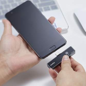 Bezvadu piespraužamie mikrofoni - Godox MoveLink UC2 USB-C for Android & iPhone 15 - ātri pasūtīt no ražotāja