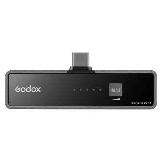 Bezvadu piespraužamie mikrofoni - Godox MoveLink UC RX USB-C Receiver - быстрый заказ от производителя