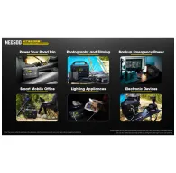 Portatīvie saules paneļi un spēkstacijas - Nitecore NES500 Portable Outdoor Power Station - ātri pasūtīt no ražotājaPortatīvie saules paneļi un spēkstacijas - Nitecore NES500 Portable Outdoor Power Station - ātri pasūtīt no ražotāja