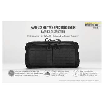 New products - Nitecore NEB10 Commuter Bag CORDURA® 1050D high strength abrasion resistant light-weight nylon fabric - quick order from manufacturer