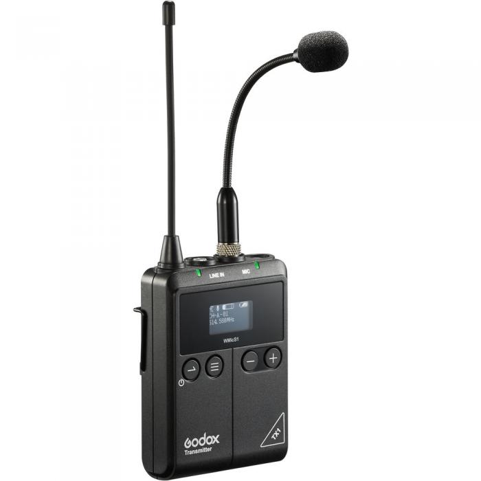Микрофоны - Godox Omnidirectional Gooseneck Microphone with 3.5mm TRS Locking Connector - быстрый заказ от производителя
