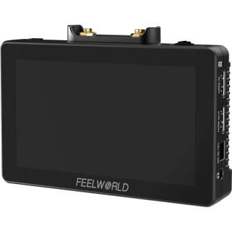 LCD monitori filmēšanai - Feelworld FT6 + FR6 5.5 Inch Wireless Video Transmission Touchmonitor 4K - ātri pasūtīt no ražotāja
