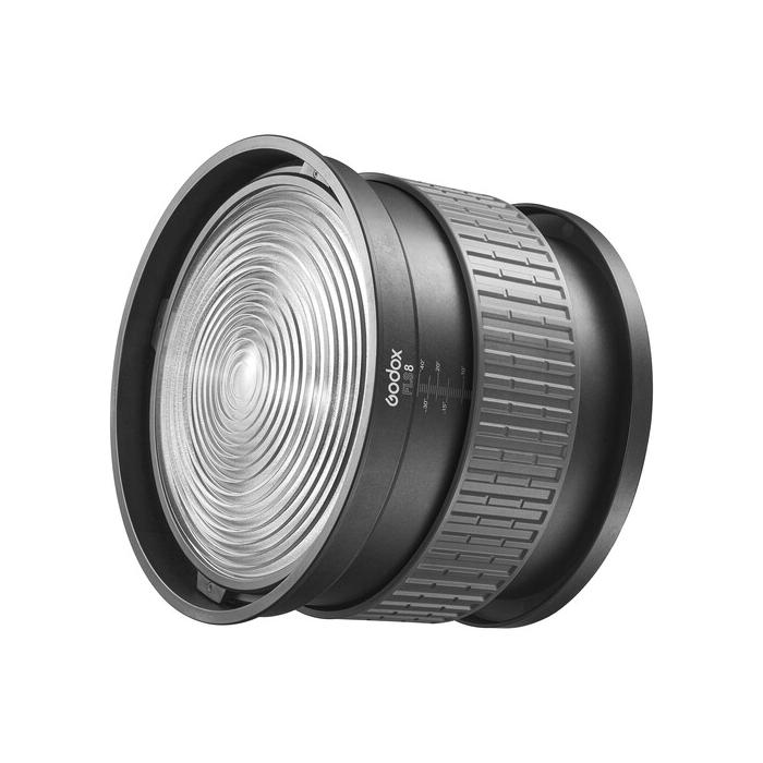 LED Gredzenveida lampas - Godox Fresnel lens (Bowens mount) 8 inch - perc šodien veikalā un ar piegādi