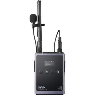 Bezvadu piespraužamie mikrofoni - Godox WMicS1 Pro Kit 2 - ātri pasūtīt no ražotāja