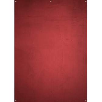 Westcott X-Drop Canvas Backdrop - Aged Red Wall (5 x 7)