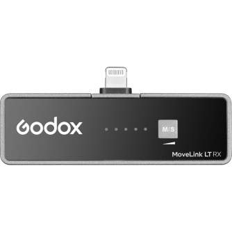 Bezvadu piespraužamie mikrofoni - Godox MoveLink LT RX Lightning uztvērējs - ātri pasūtīt no ražotāja