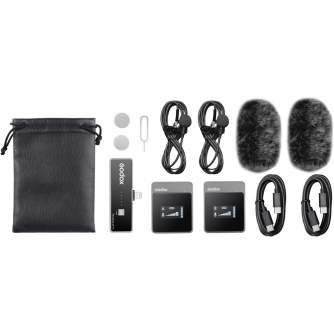 Wireless Lavalier Microphones - Godox MoveLink LT2 Lightning - quick order from manufacturer