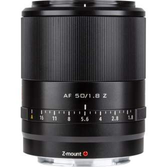 Lenses - Viltrox Z-50 F1.8 AF Nikon Z-Mount - quick order from manufacturer