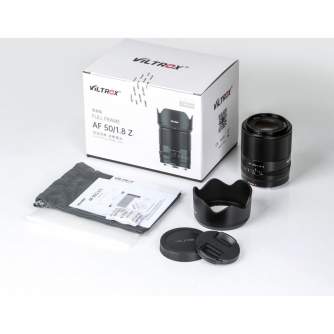 Объективы - Viltrox Z-50 F1.8 AF Nikon Z-Mount - быстрый заказ от производителя
