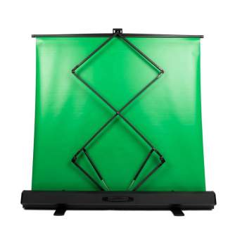 Комплект фона с держателями - Caruba Rollup Greenscreen 200x200cm - быстрый заказ от производителя