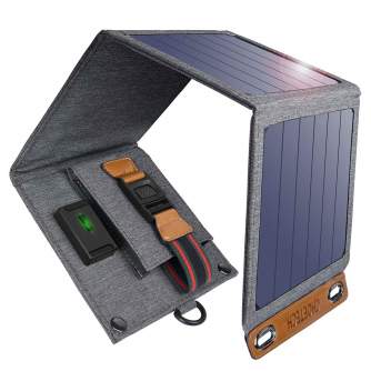 Sortimenta jaunumi - Choetech 14W Foldable Solar Charger Panel SC004 - ātri pasūtīt no ražotāja